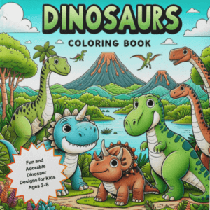 Dinosaurs Coloring Book For Kids