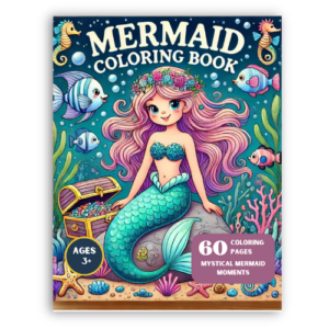 Mermaid coloring book