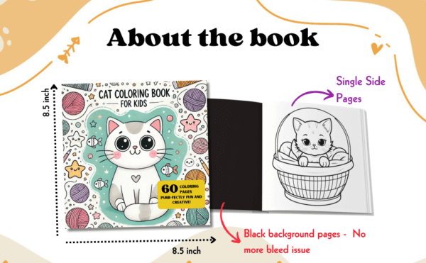 Cat coloring book