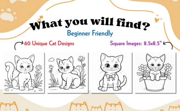 Cat coloring books