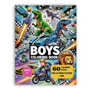 Boys coloring book