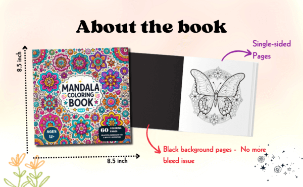 Mandala coloring book kids