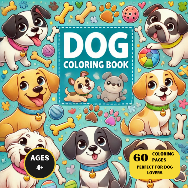 Dog coloring book.