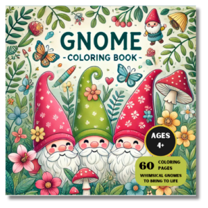 Gnome coloring book