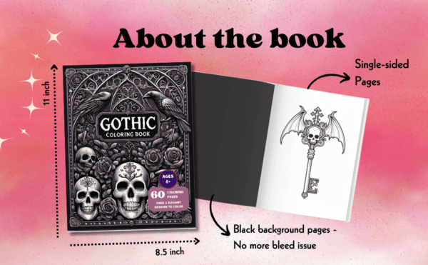 Gothic coloring books