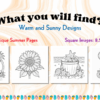 Summer Collection Coloring Books