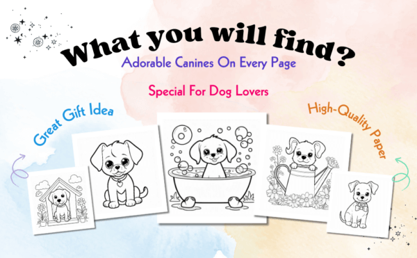 Dog coloring books