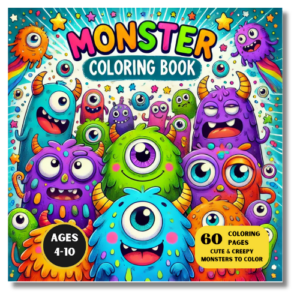 Monster coloring book