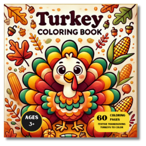 Turkey coloring book