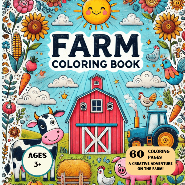 Farm coloring book