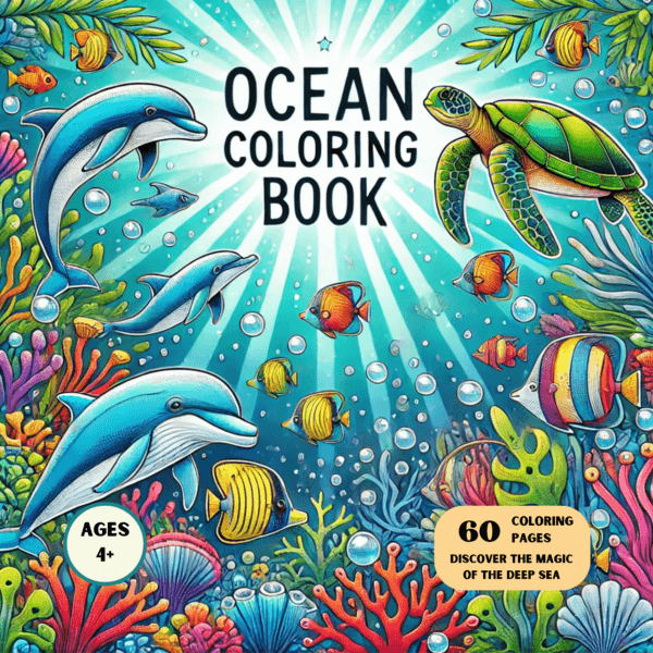 Ocean coloring book